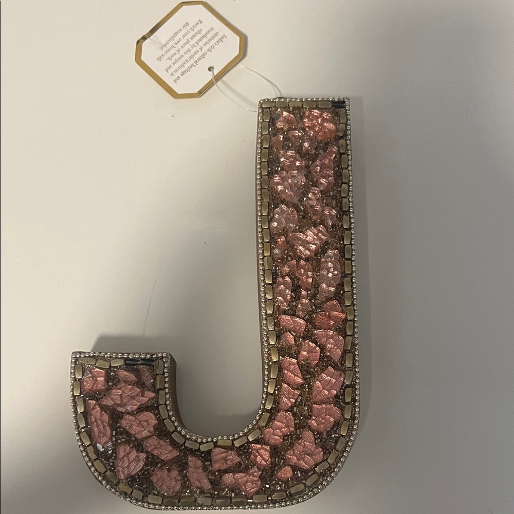 Pur Brown Decorative Letter J